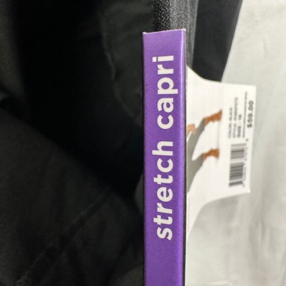RAFAELLA Women Black Capri Pant Size 16 Comfort Stretch NWT - Picture 10 of 12